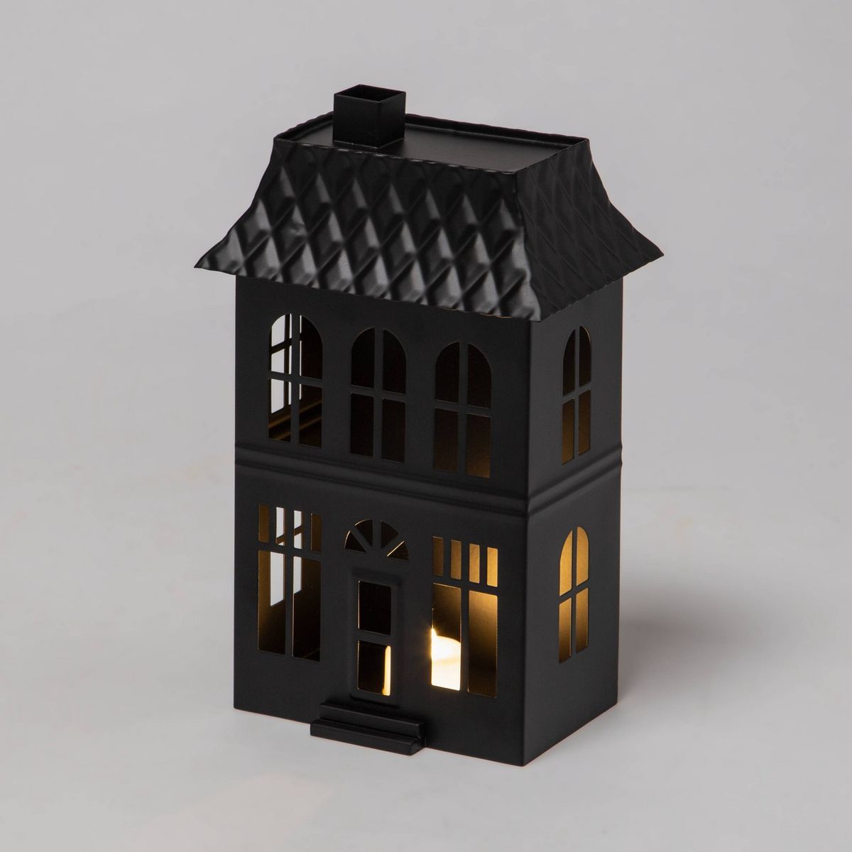 Metal Haunted Townhouse Halloween Decorative Sculpture - Hyde & EEK! Boutique™ | Target