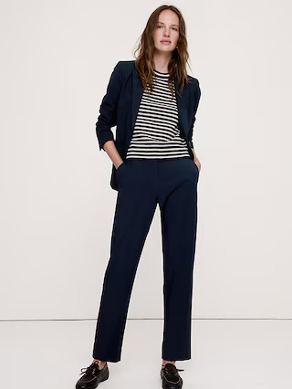 Ultra High-Rise Modern Slim City Stretch Ankle Pant | Banana Republic (US)