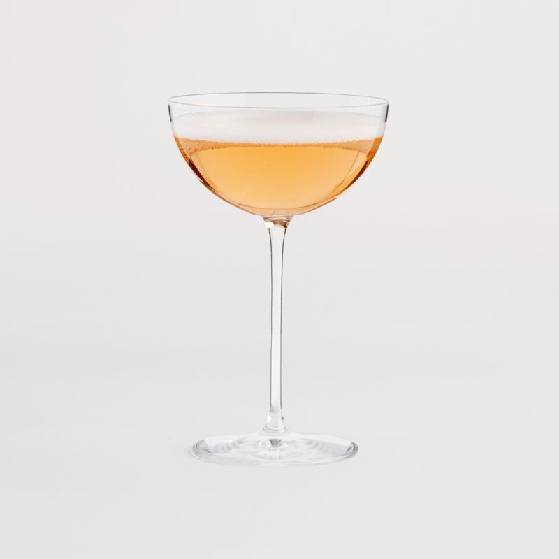 Camille Long-Stem Champagne Coupe Glass + Reviews | Crate & Barrel | Crate & Barrel
