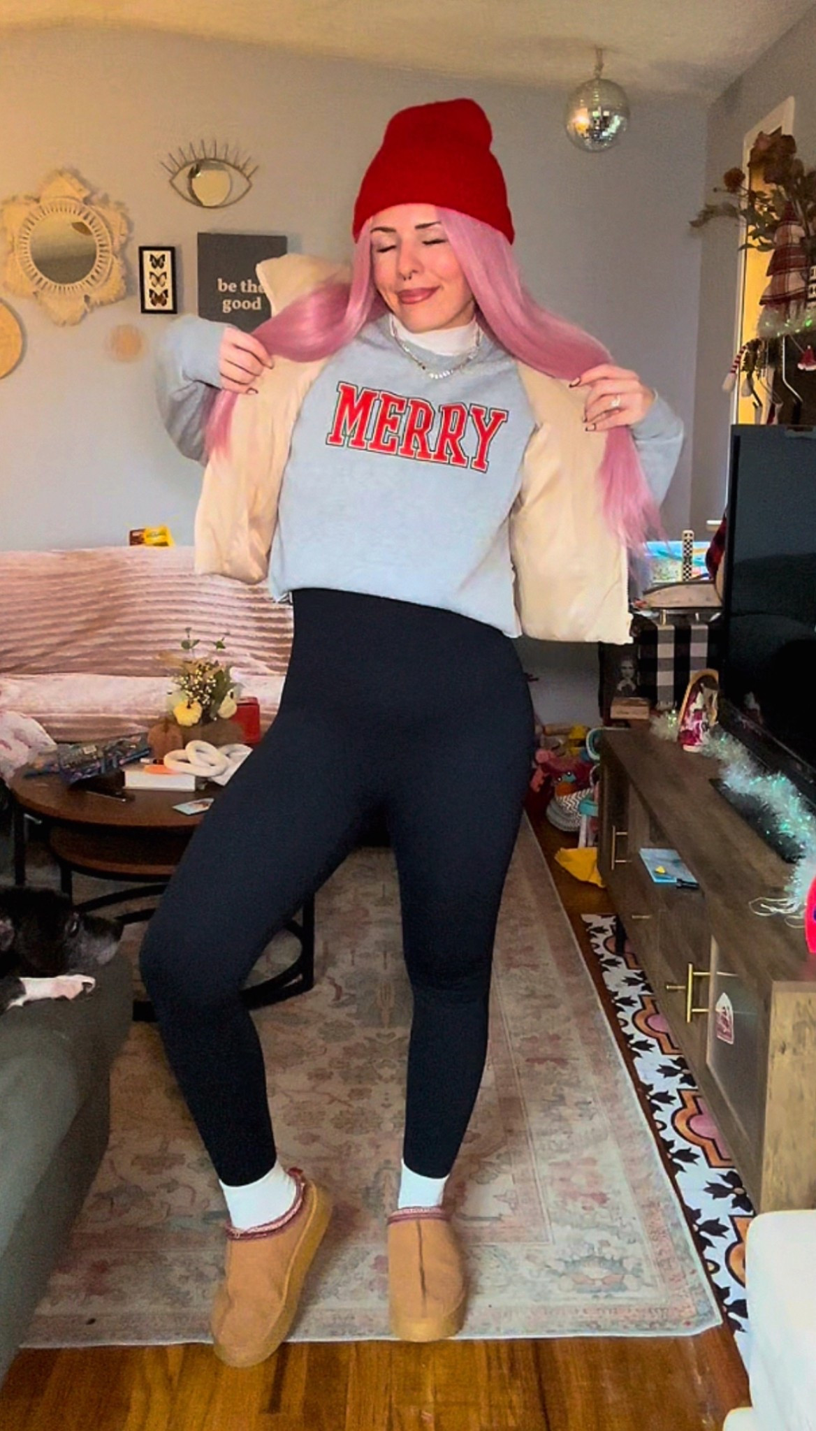 Merry little mama 🎄✨

#LTKSeasonal #LTKHoliday #LTKootd