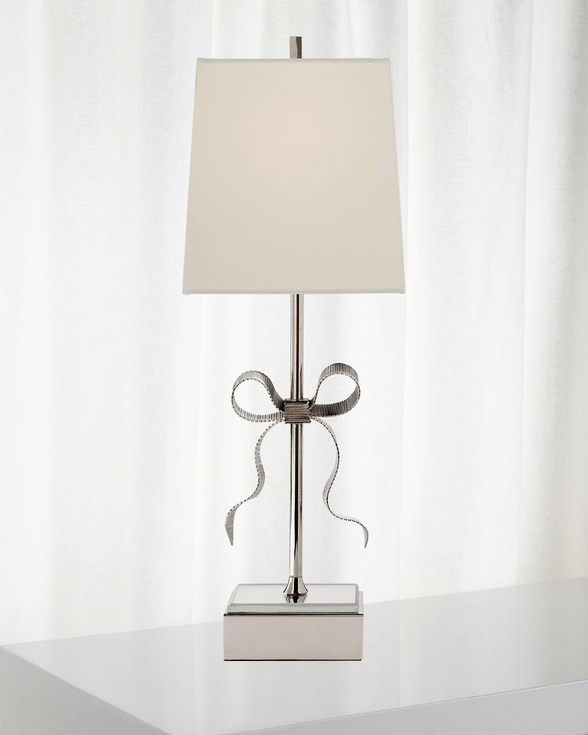 Ellery Grosgrain Bow Table Lamp | Neiman Marcus