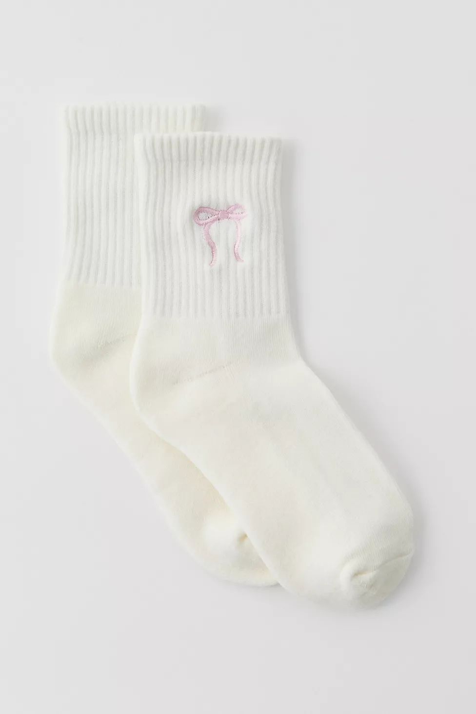 Bow Quarter Crew Sock | Urban Outfitters (US and RoW)