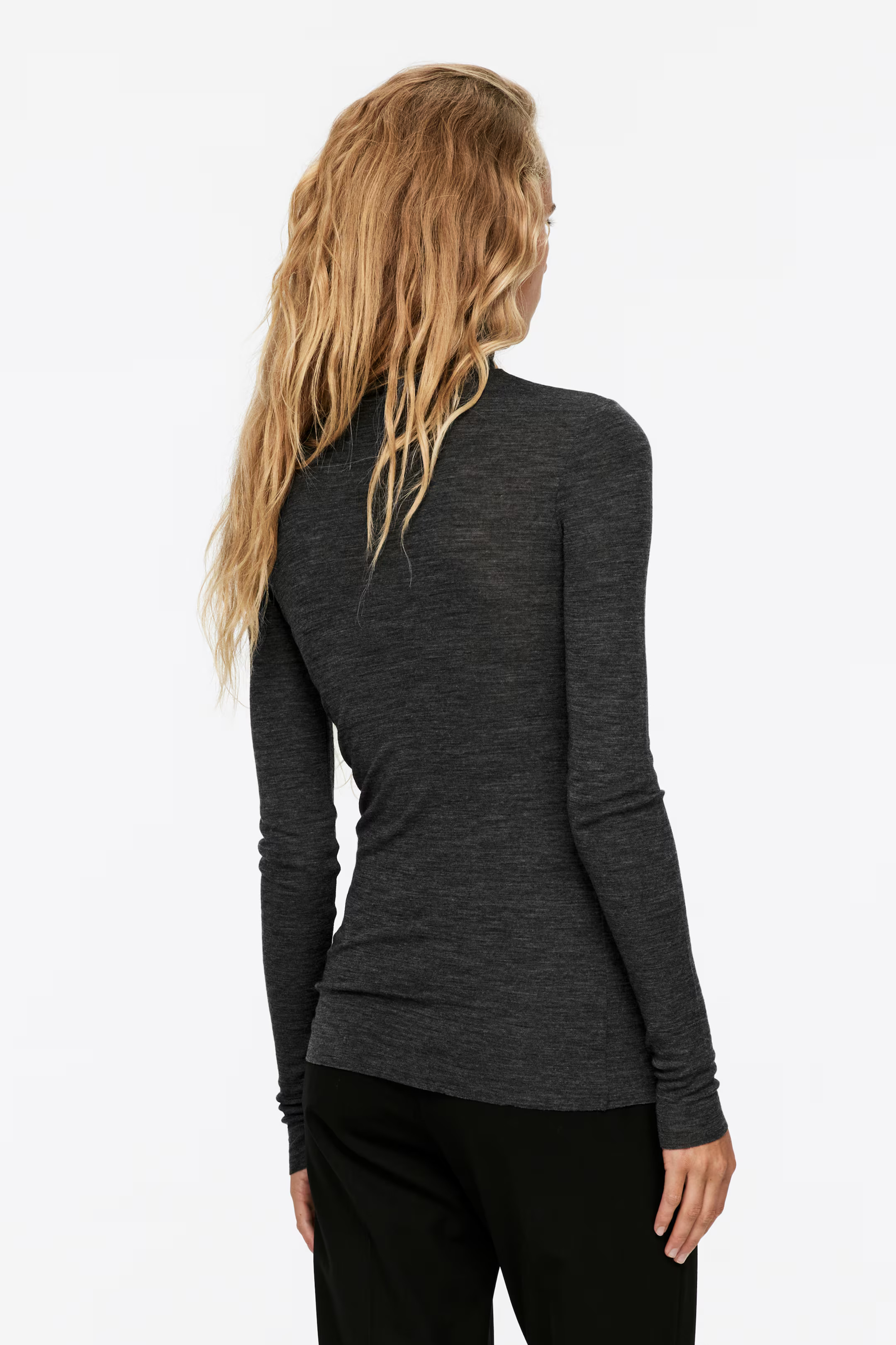 Roll-Neck Wool Top | H&M (UK, MY, IN, SG, PH, TW, HK)