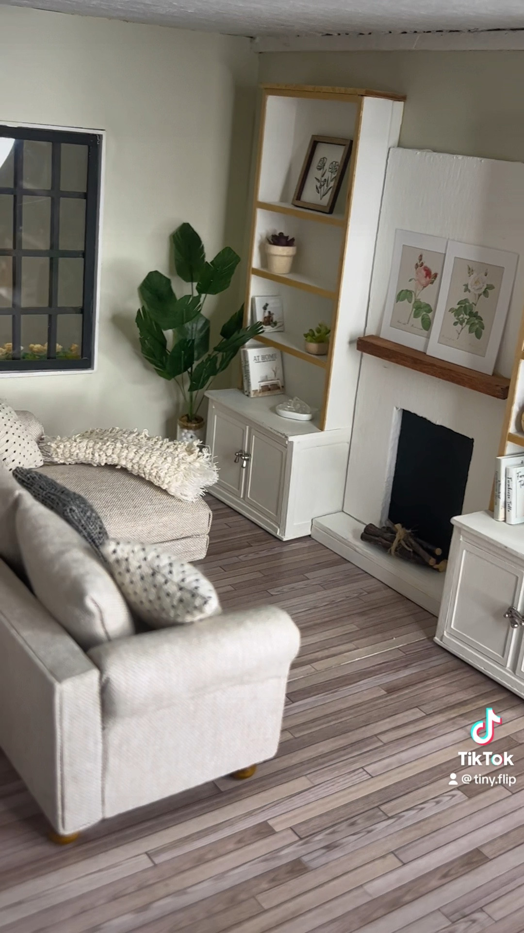 So happy with the progress on my living room! Lots of handmade items by very talented miniaturists :) 

#LTKFind #LTKhome