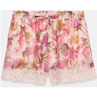 Zara - Floral Lace Print Shorts - Printed - Xs - Woman | Zara UK