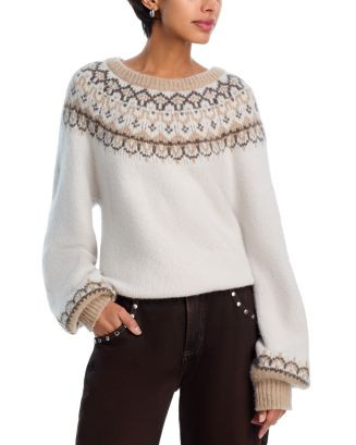 Misha Crewneck Fair Isle Sweater | Bloomingdale's (US)