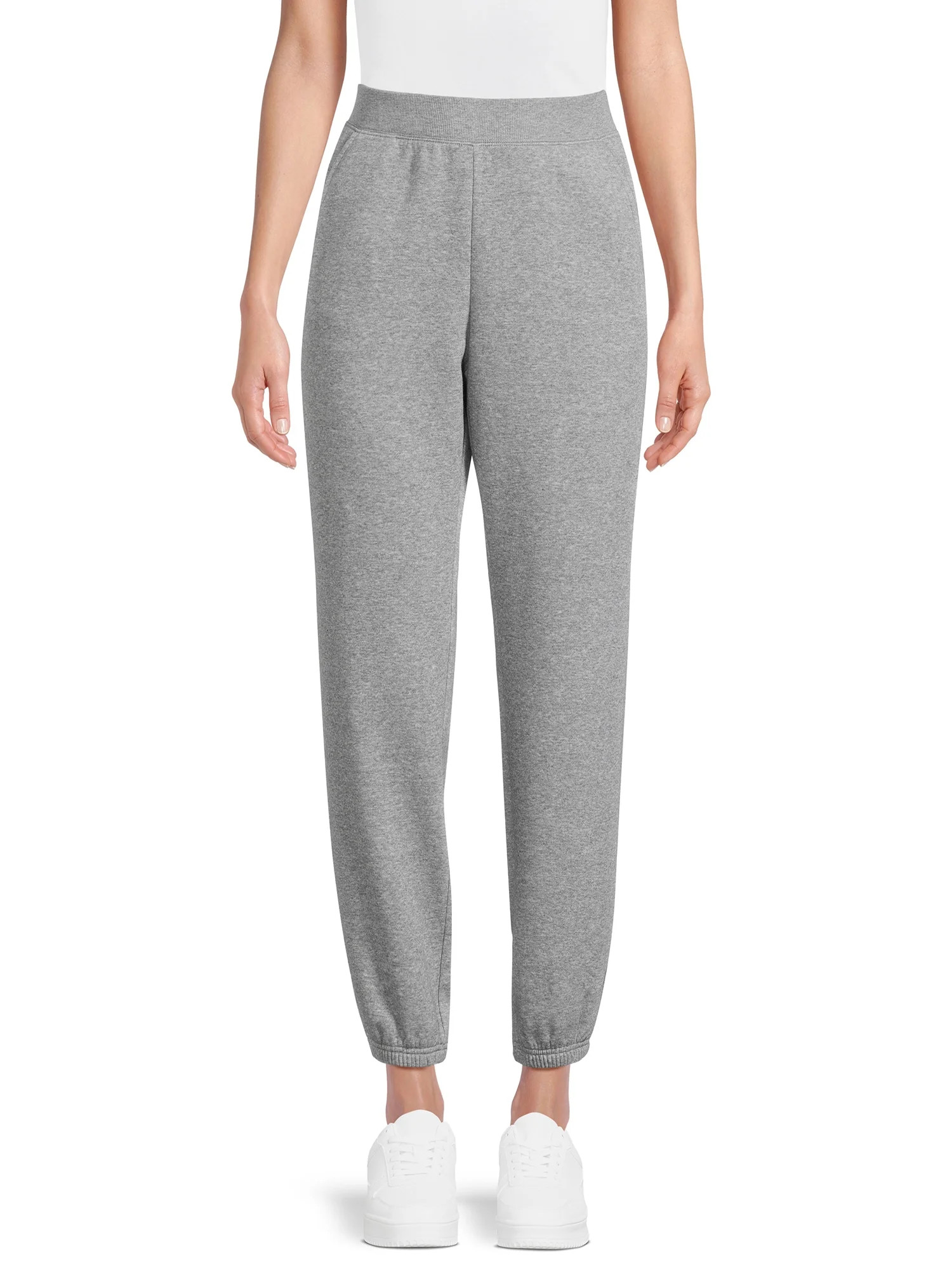 Athletic Works Women's Fleece Jogger Pants, 28” Inseam, Sizes XS-XXXL | Walmart (US)
