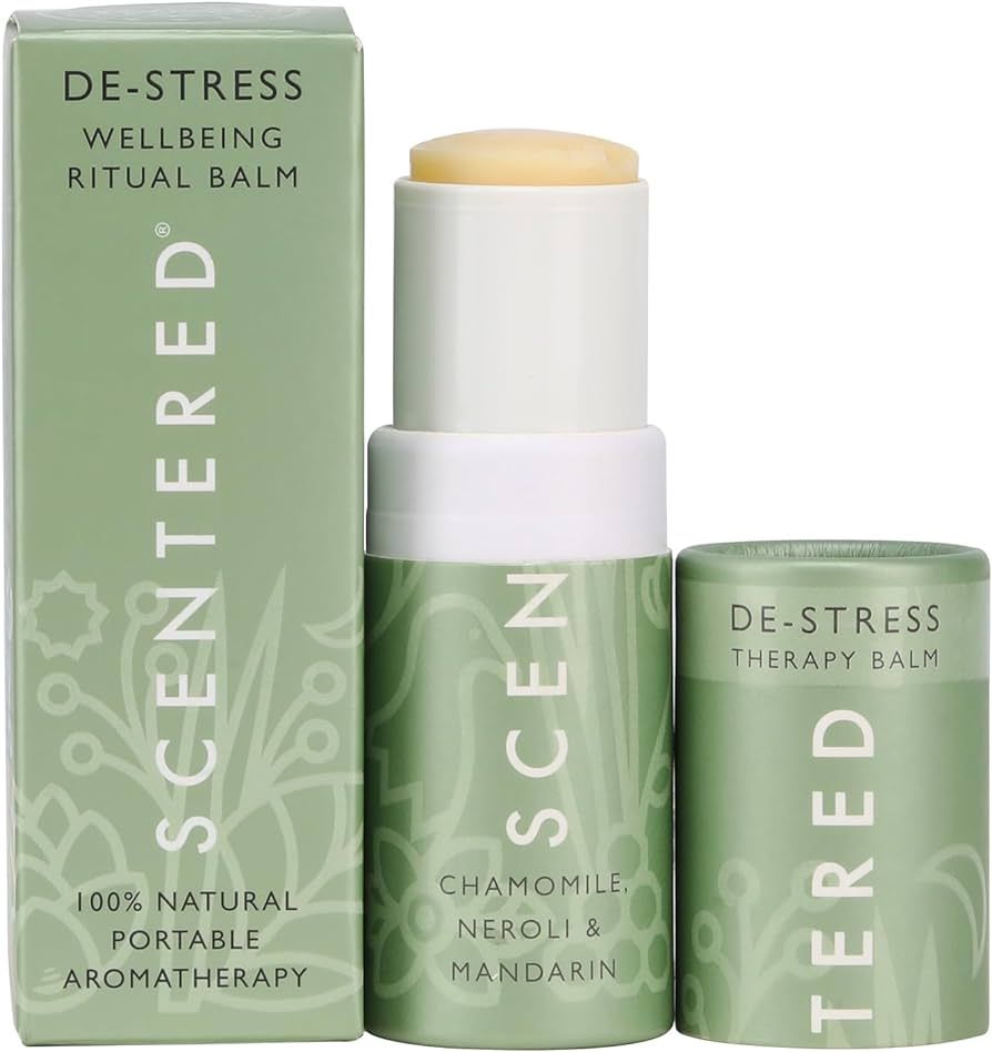 Scentered DE-Stress Aromatherapy Essential Oils Balm Stick - for Calming Relaxation & Relief - Al... | Amazon (US)