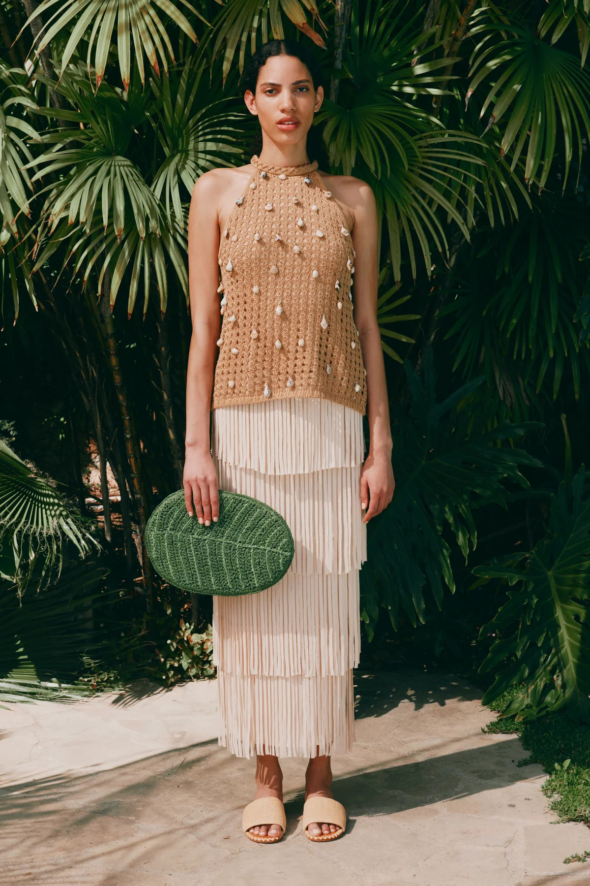 Bahi
           Crochet Top in Natural | Simon Miller