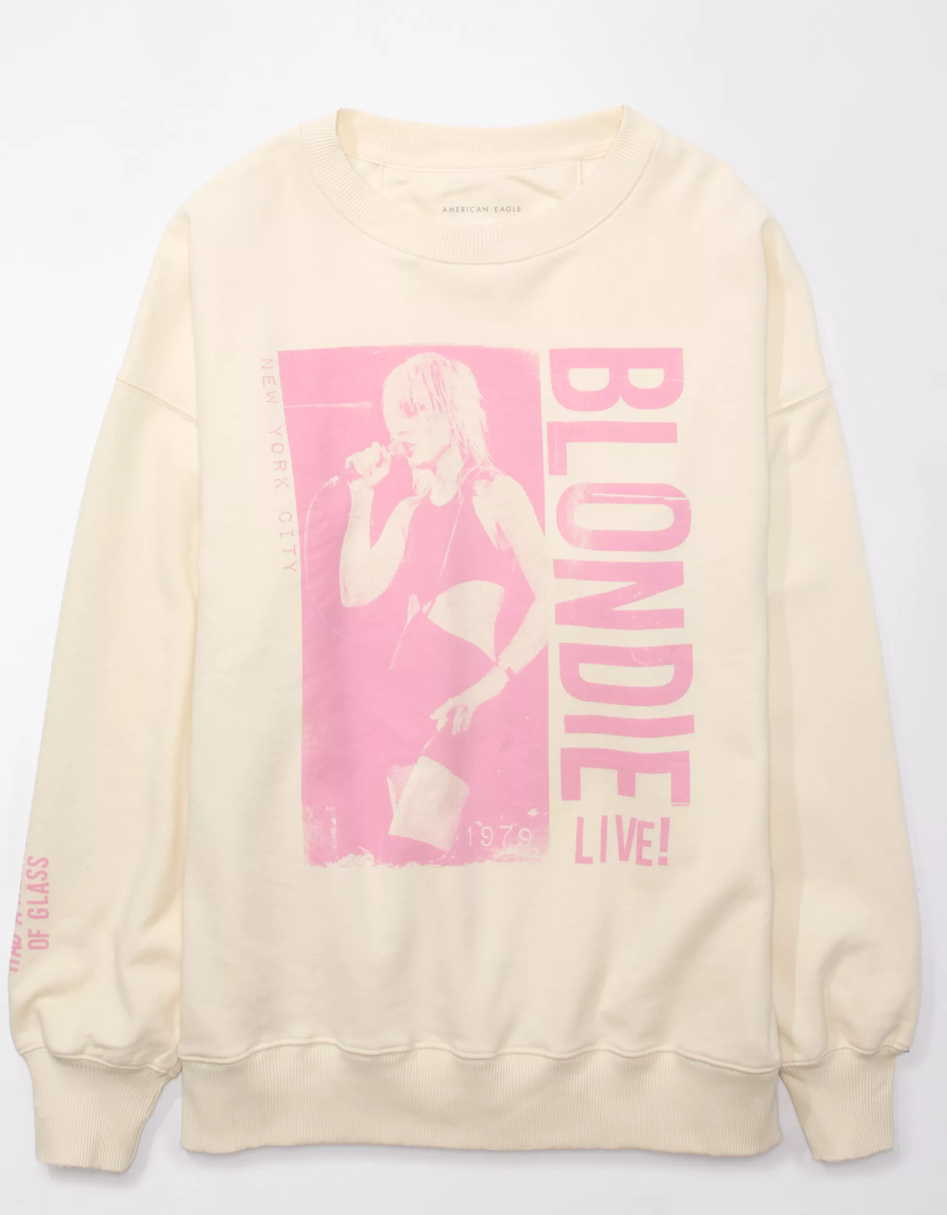 AE Oversized Blondie Graphic Sweatshirt | American Eagle Outfitters (US & CA)