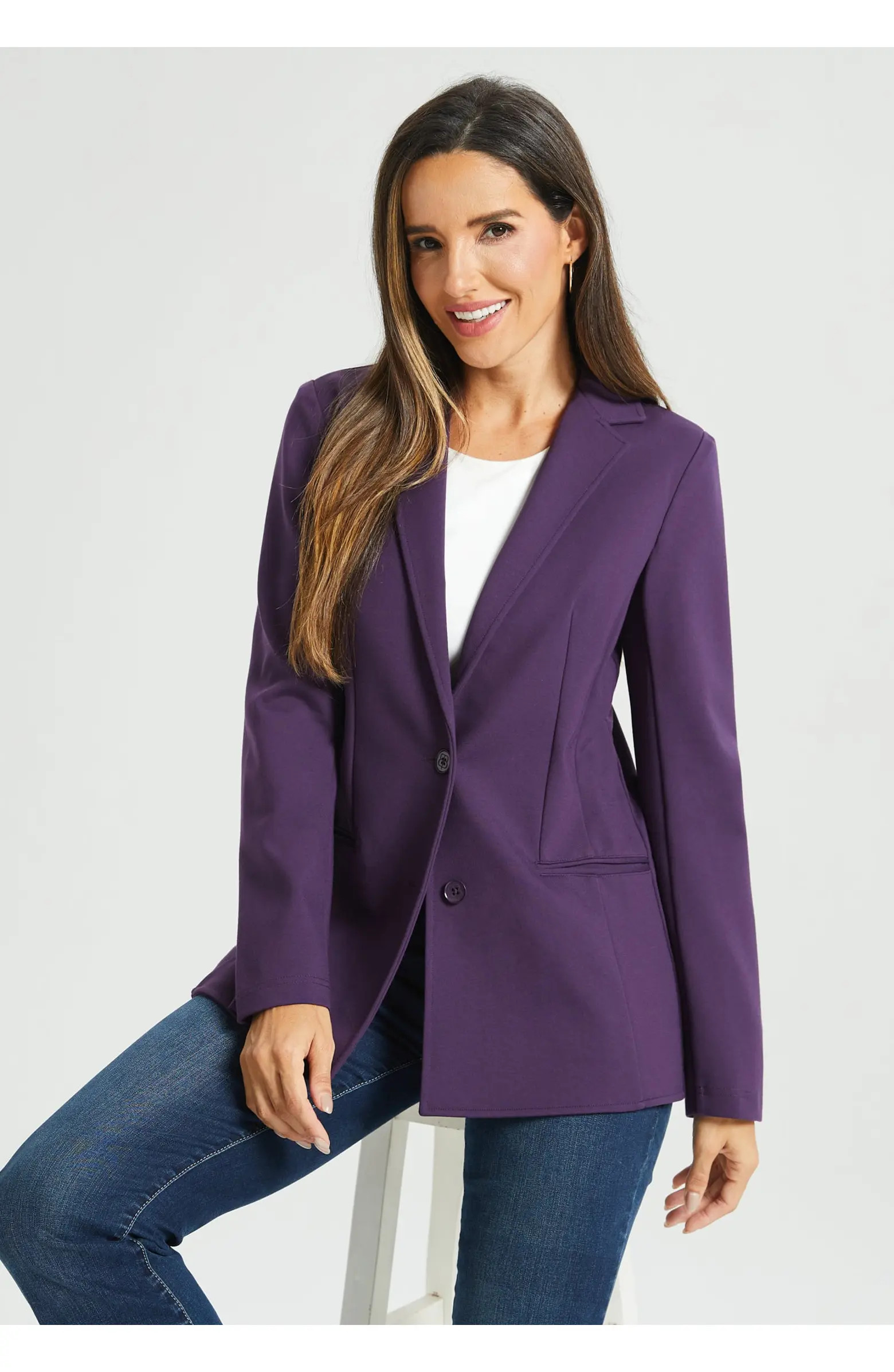 Classic Blazer Stretch Ponte | Nordstrom