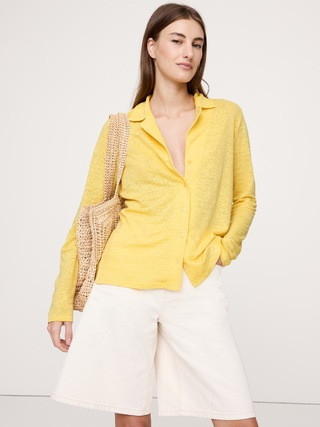 Linen Resort Shirt | Banana Republic (US)