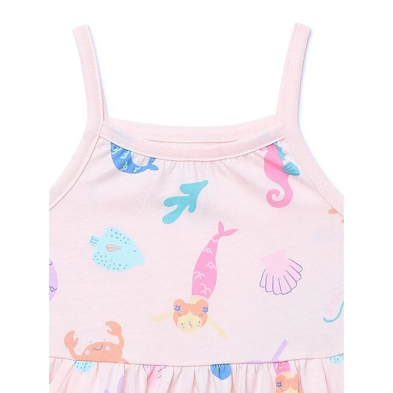 Garanimals Toddler Girl Print Jersey Tank Dress, Sizes 12M-5T | Walmart (US)