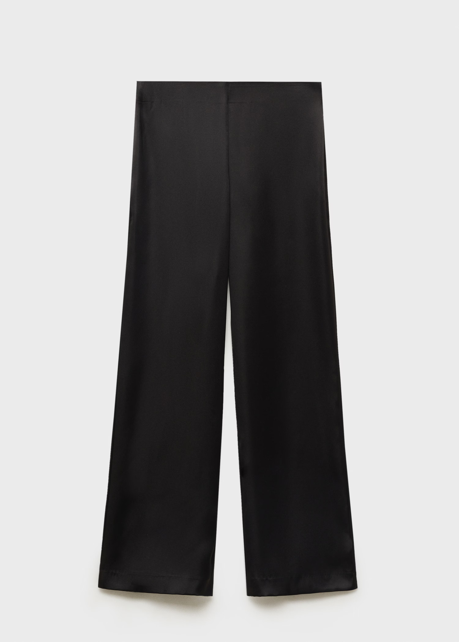 Satin straight-fit trousers - Women | MANGO United Kingdom | MANGO (UK)