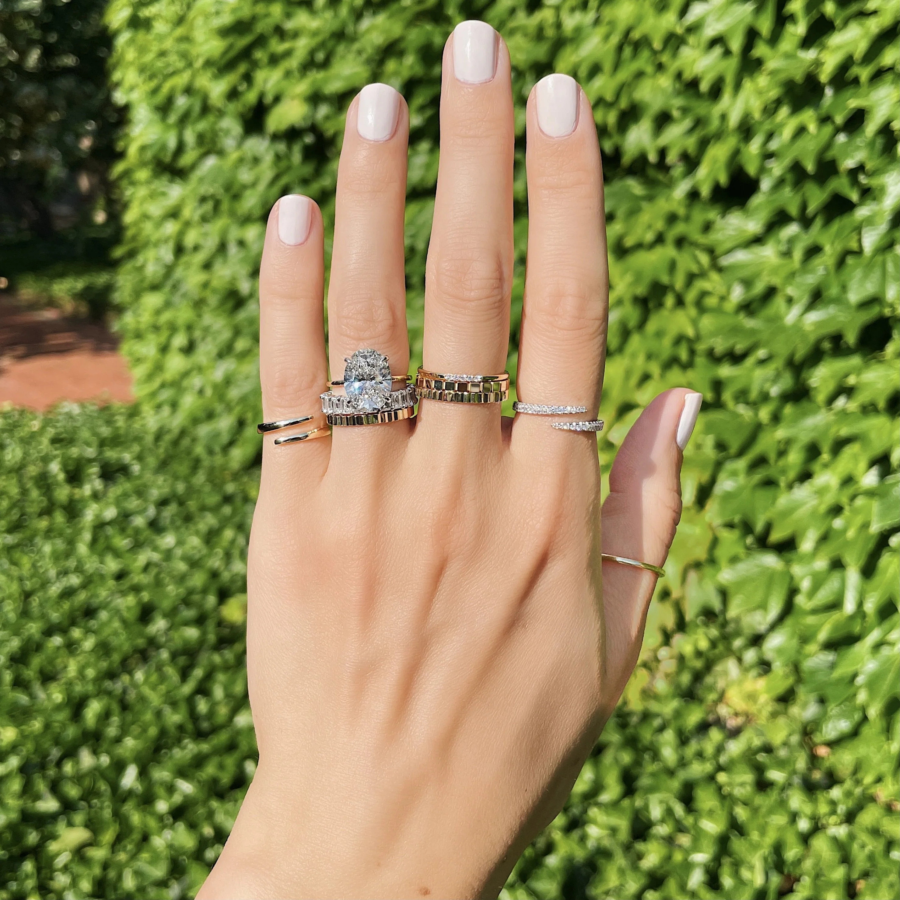 Open Diamond Wrap Ring | Ring Concierge