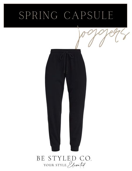 Spring joggers / activewear - jogger style - casual style - spring capsule wardrobe 