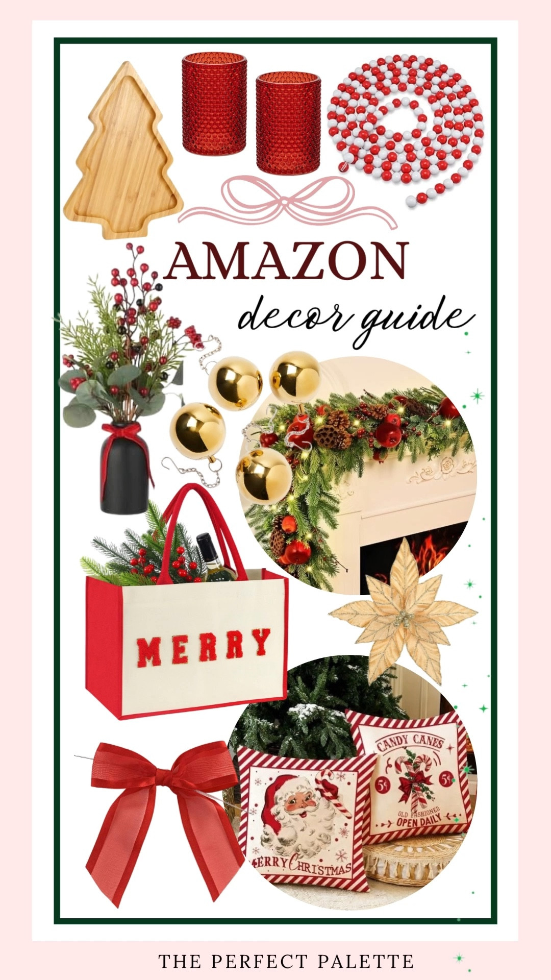Amazon Christmas Decor, Classic red decor with gold accents, pre-lit garlands, and the cutest “Merry” tote bag! A total must-have for the season. 
//
Amazon, Red Christmas decor, Christmas table, Amazon home, Christmas decor, Christmas tablescape 
Holiday tablescape, Christmas place setting, Holiday place setting, Place setting, Christmas party, Christmas centerpiece, Santa present bag, Holiday centerpiece. holiday party. holiday table. 

#LTKFindsUnder50 #LTKSeasonal  #LTKSaleAlert #LTKFindsUnder100


#LTKGiftGuide #LTKHome #LTKHoliday