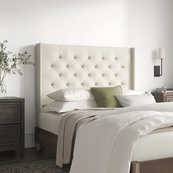 Sutton Upholstered Wingback Headboard | Wayfair North America