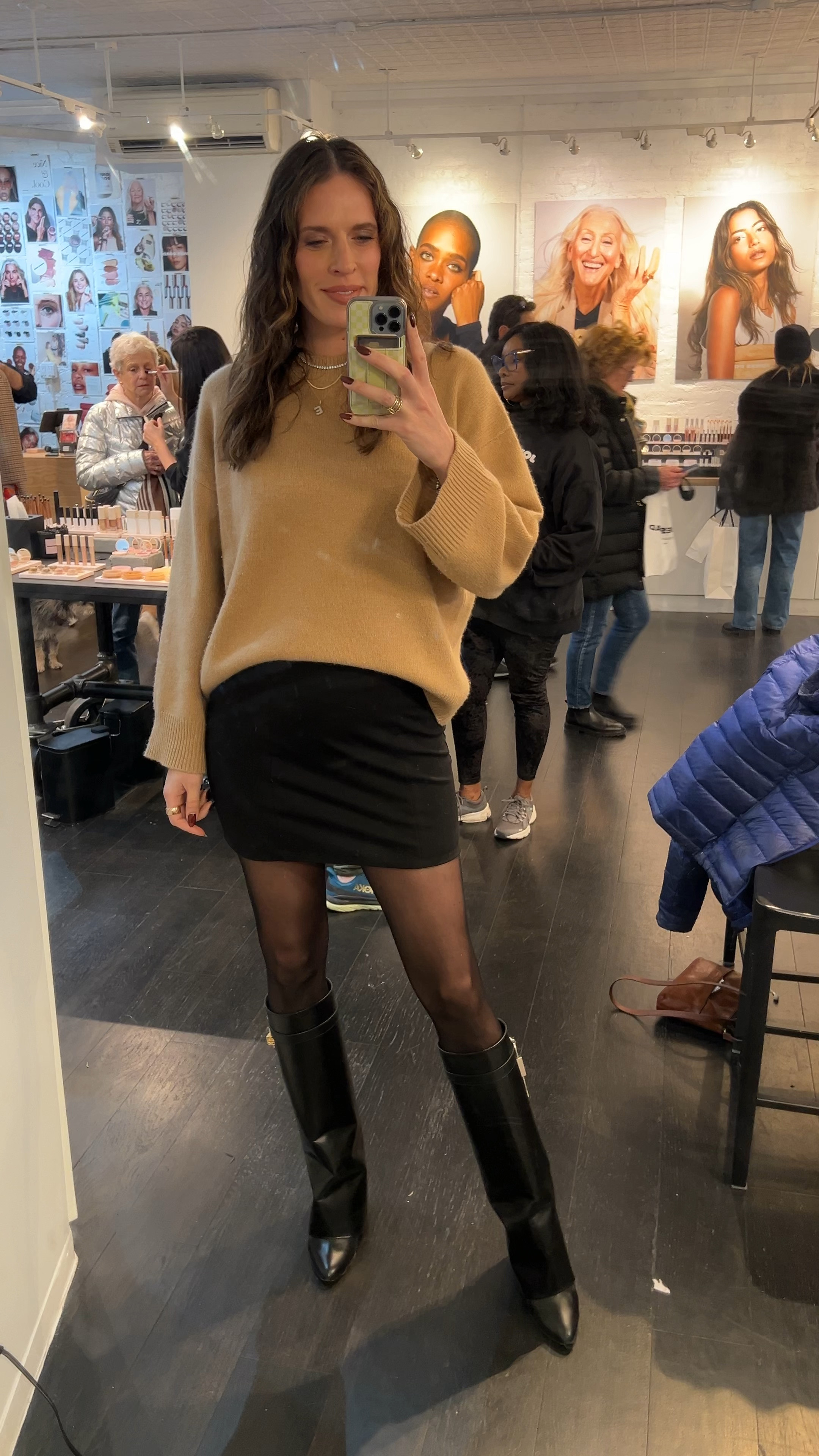 Today’s pregnancy friendly fit- this oversized sweater is SO cozy and chic. Paired with this stretchy black mini that ive gotten a ton of use out of. 

Wearing a medium in the sweater, small skirt. 

Use code SUMNER20 for 20% off the sweaterr

#holidayoutfit #miniskirt #cashmeresweater #winteroutfit 

#LTKSeasonal #LTKHoliday #LTKbump
