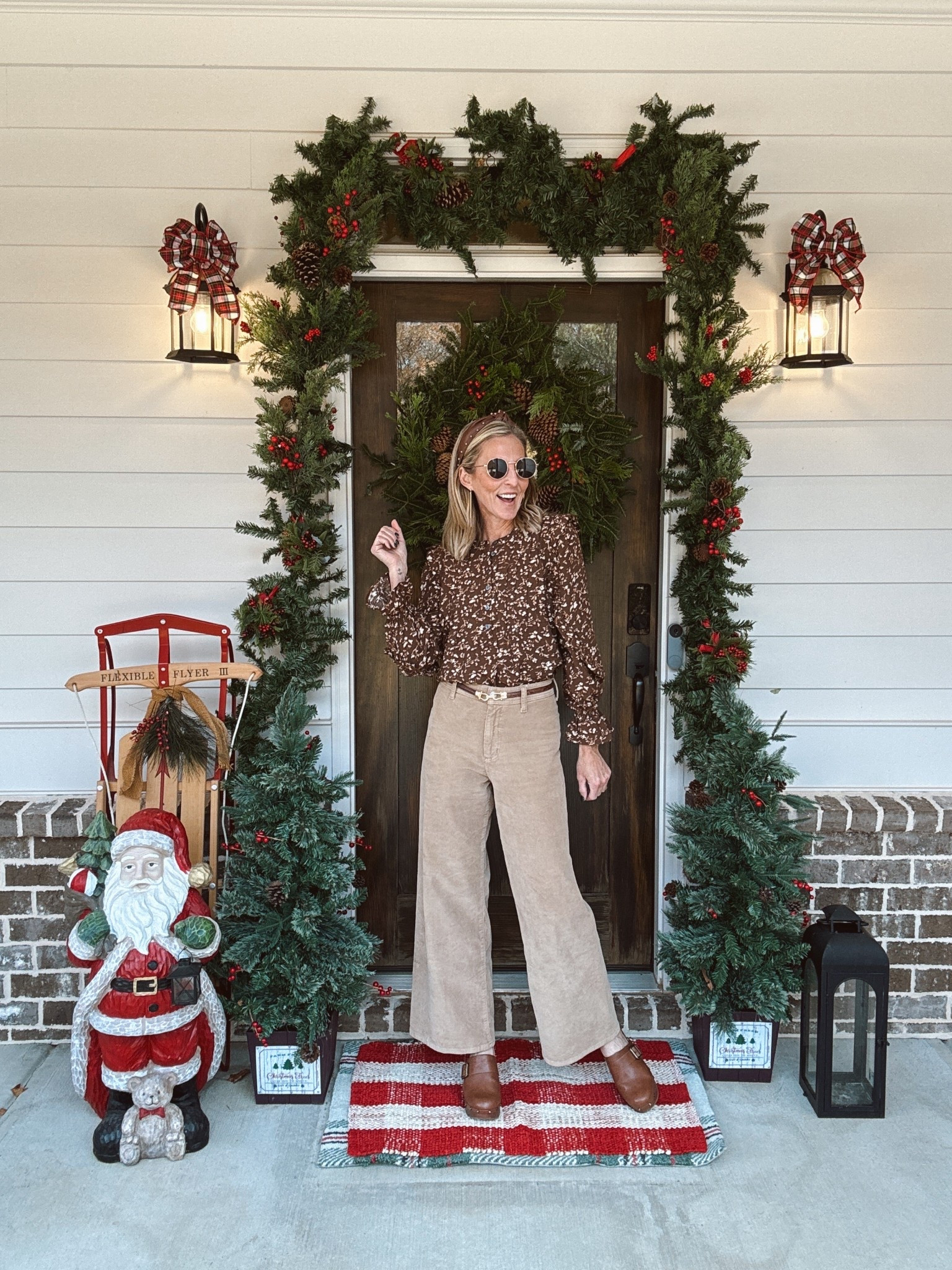 Your Sunday (and Thanksgiving) copy-and-paste outfit just dropped!! Comment Sunday to get the details of this look!

Easy, neutral, and copy-and-paste ready. This is the kind of outfit that works for a slow Sunday and slides right into Thanksgiving week without overthinking. A pretty Walmart top (size XS, $25) and Target pants under $35—comfortable, simple, and so easy to dress up with boots.

affordable fall outfit, neutral Thanksgiving outfit, comfy Thanksgiving outfit, Thanksgiving outfit ideas, holiday outfit ideas, Walmart fashion finds, Walmart fall top, Target corduroy pants, Target fall fashion, easy Sunday outfit, weekend outfit ideas, cozy fall style, over 40 style inspiration, classic neutral outfit,



#LTKdayinmylife #LTKHoliday #LTKmomlife