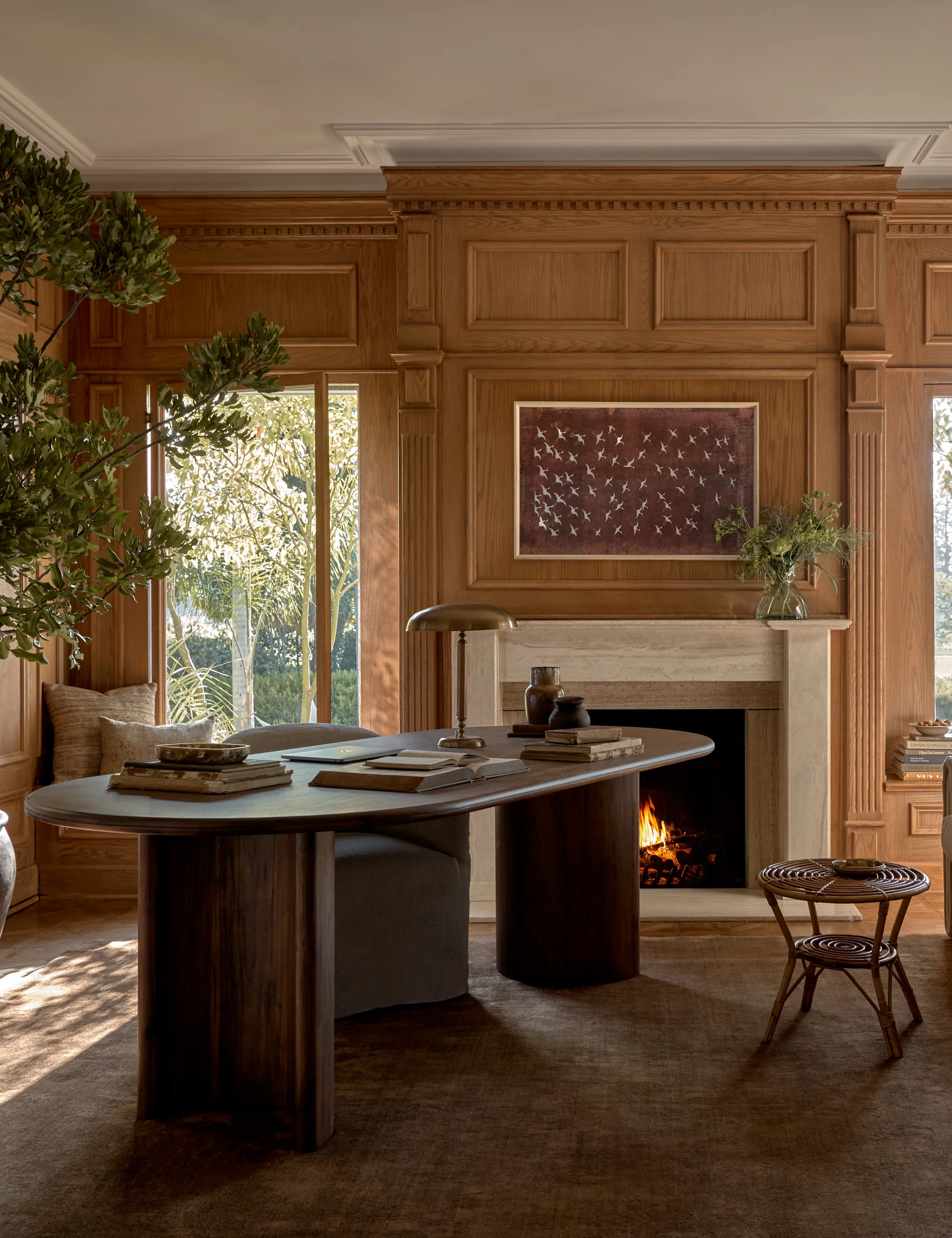Gilda Oval Dining Table | Lulu and Georgia 