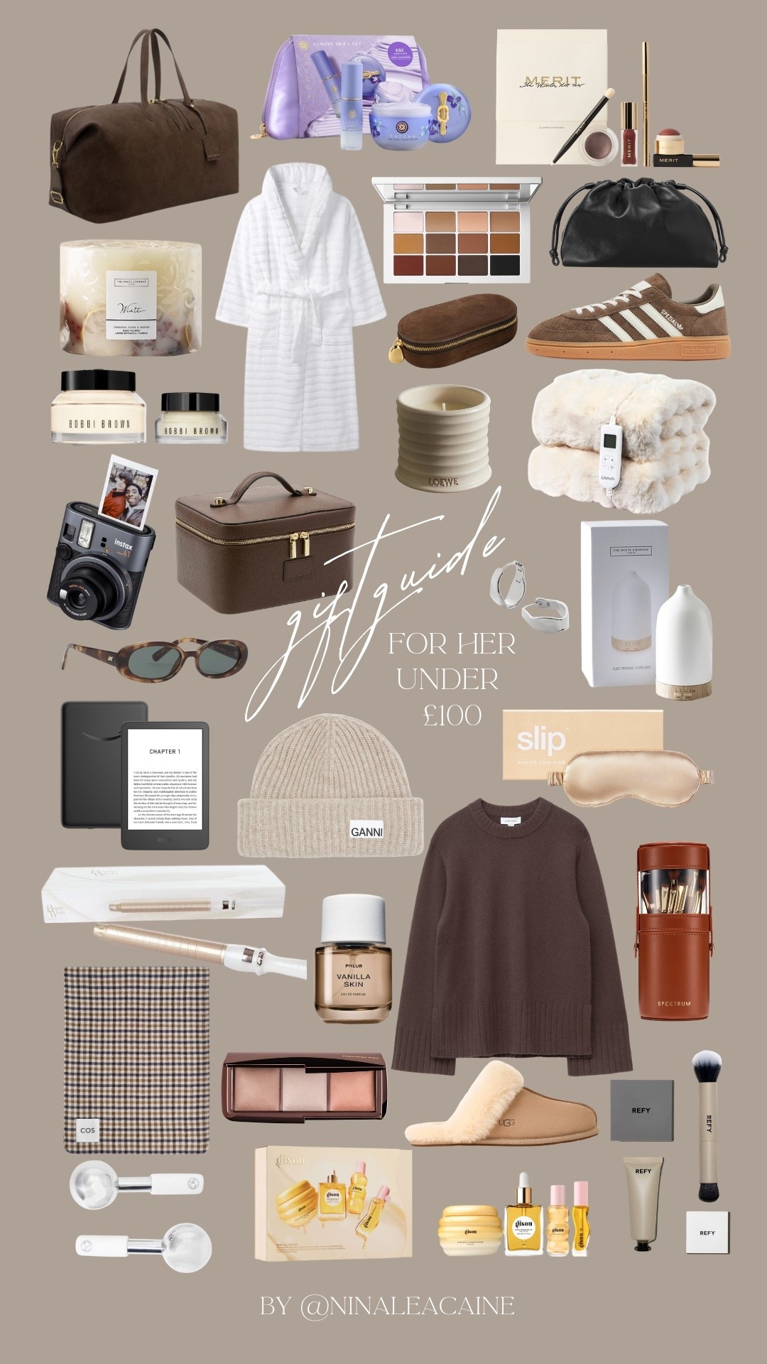 Gift guide for her under £100 🩷 #giftguides2025 #giftguideforher #giftsunder100 

#LTKuk #LTKCyberWeek