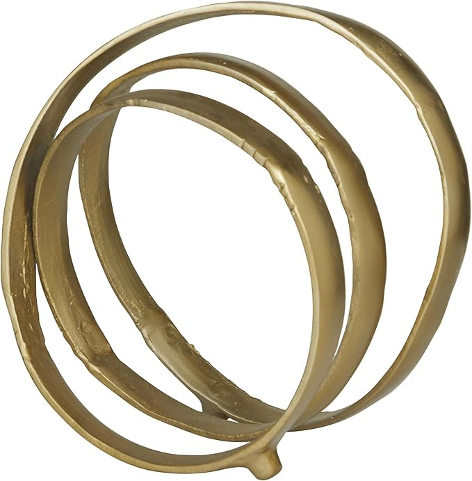 Deco 79 Aluminum Metal Abstract Decorative Sculpture Looped Home Decor Statue, Accent Figurine 12... | Amazon (US)