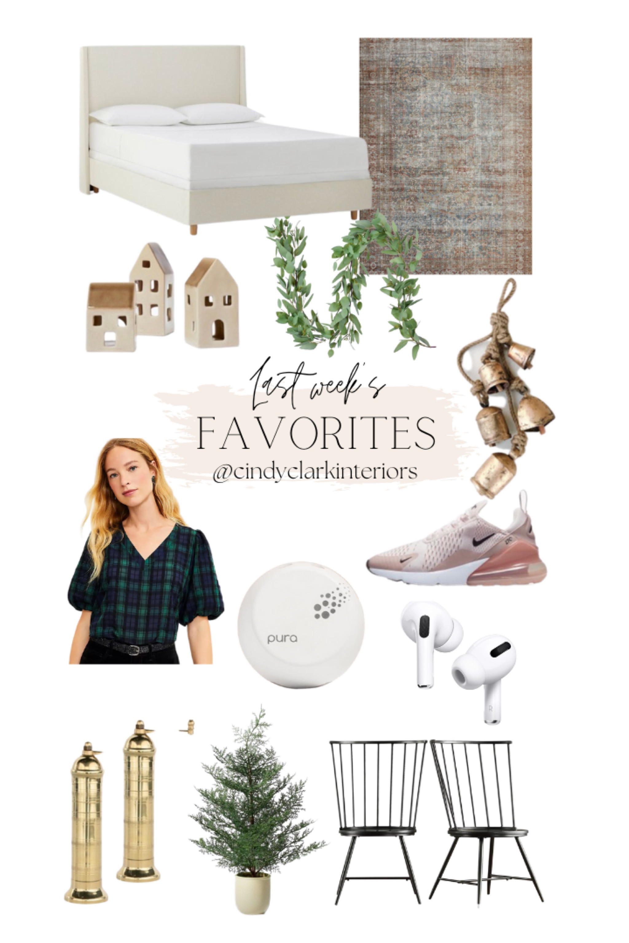 All of last week’s favorites in one place! 

Loft, Target, Pura, Loloi, bed, dining chairs, Christmas top, garland

#LTKSeasonal #LTKhome #LTKsalealert