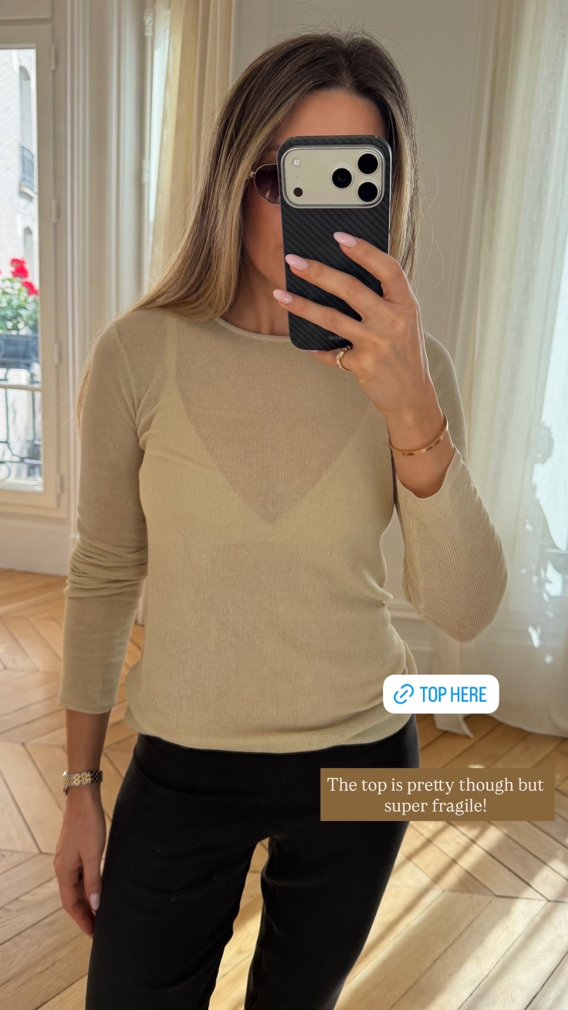 The top is pretty though but super fragile!