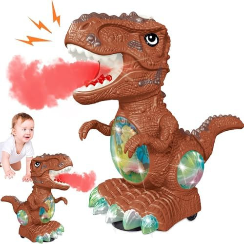 Dinosaur Toys for Kids 3-4 Year Old Boy,Roar Music and Lights Toddler Toy for Boys Girls,Moving D... | Amazon (US)