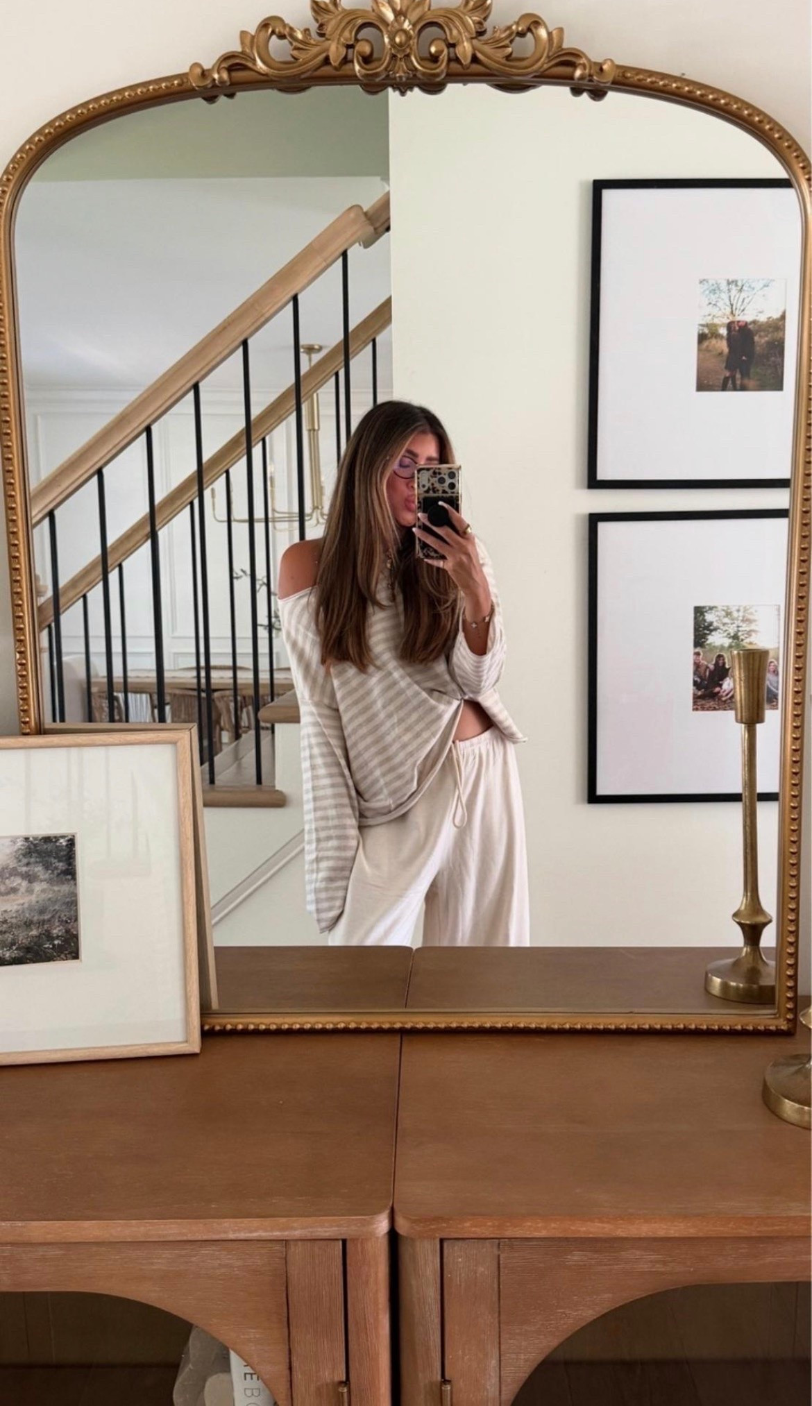 Ootd. Med bottom could have sized down but like oversized. Top med too and on sale! Off the shoulder sweater. Cloud trouser pants

#LTKootd #LTKSaleAlert #LTKTravel