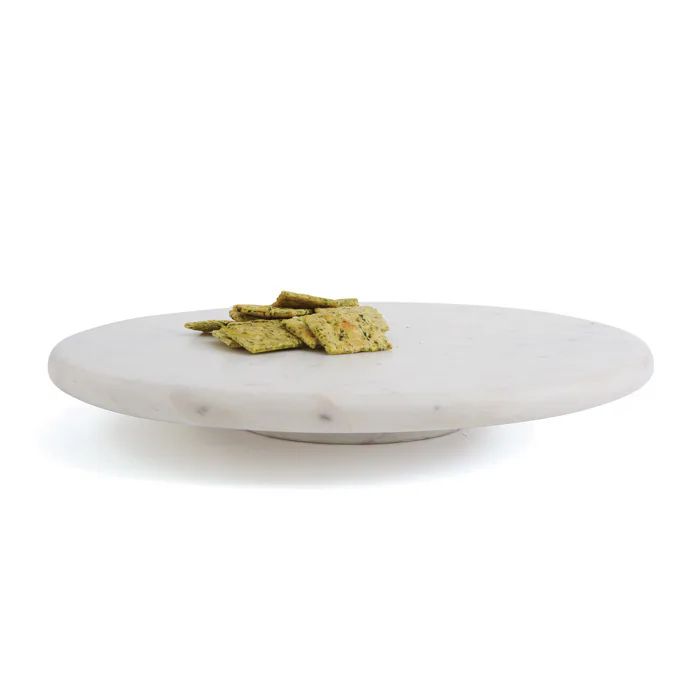 Neutral White Round Marble Lazy Susan (Hip Vintage Lazy Susan) | Bed Bath & Beyond