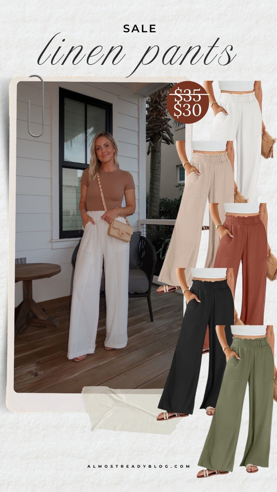 Small Amazon bodysuit and pants 🤍

tesort wear, resort outfit, spring break outfit, Amazon finds, Amazon fashion, bodysuit, bodysuit outfit, linen pants, white linen pants, amanda west, almost ready blog.

#LTKOver40 #LTKSaleAlert
