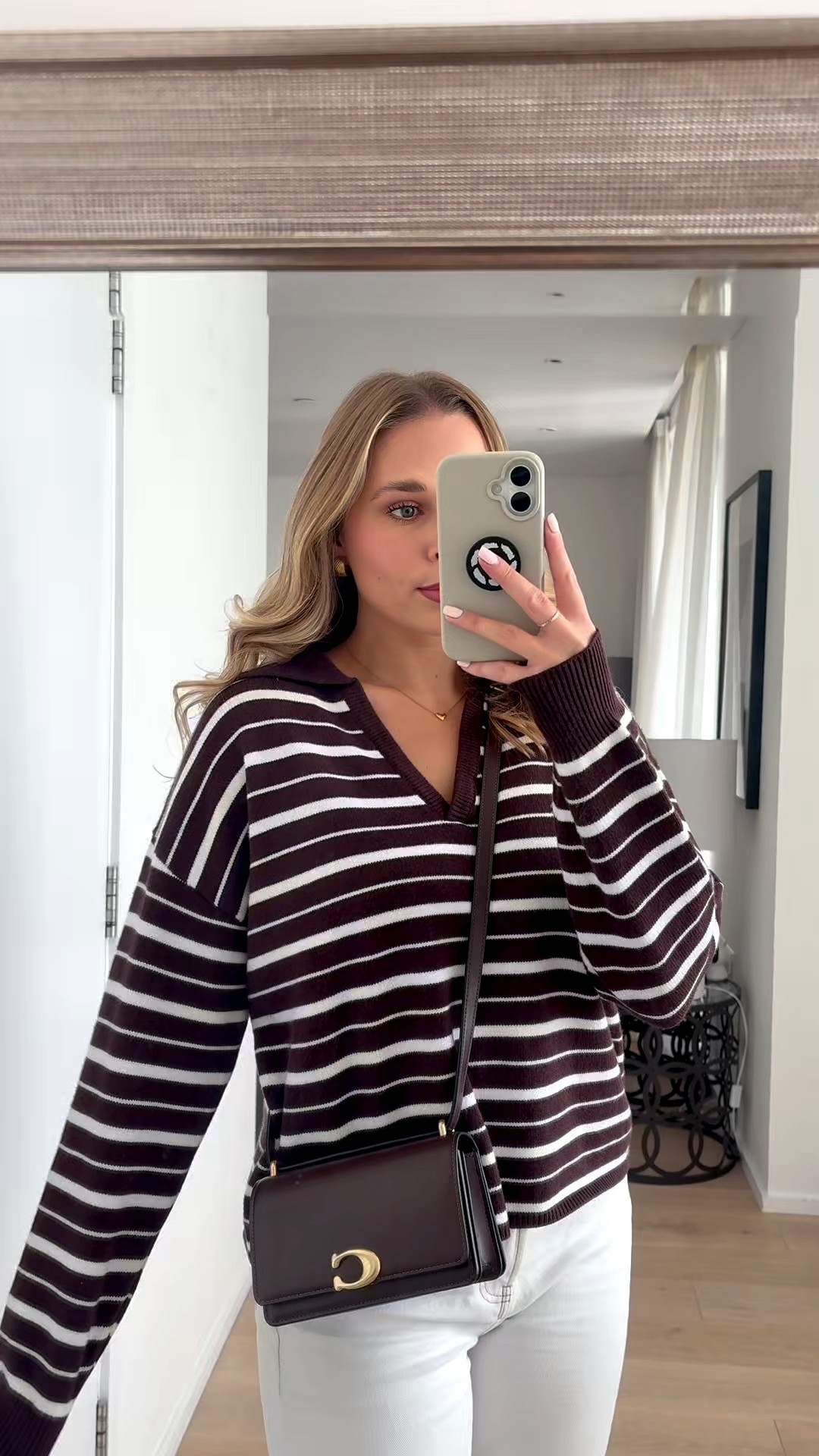 The new knit!!! 🤎

Autumn outfit, striped knit, rugby top, chocolate brown, transitional outfit 

#LTKuk #LTKautumn #LTKstyletip