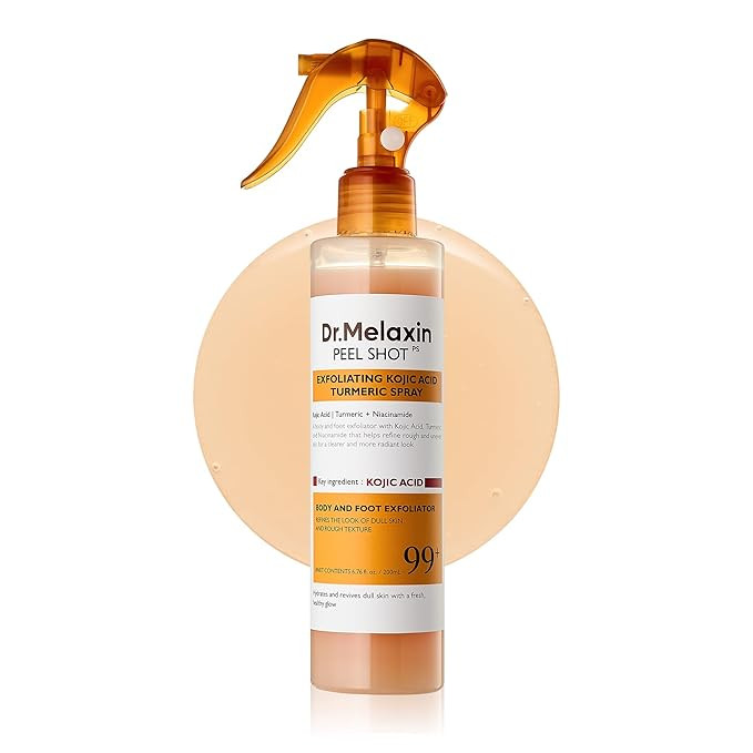 Dr.Melaxin Peel Shot Kojic Acid Turmeric Body Exfoliator Spray 6.76 fl.oz - AHA PHA Niacinamide B... | Amazon (US)