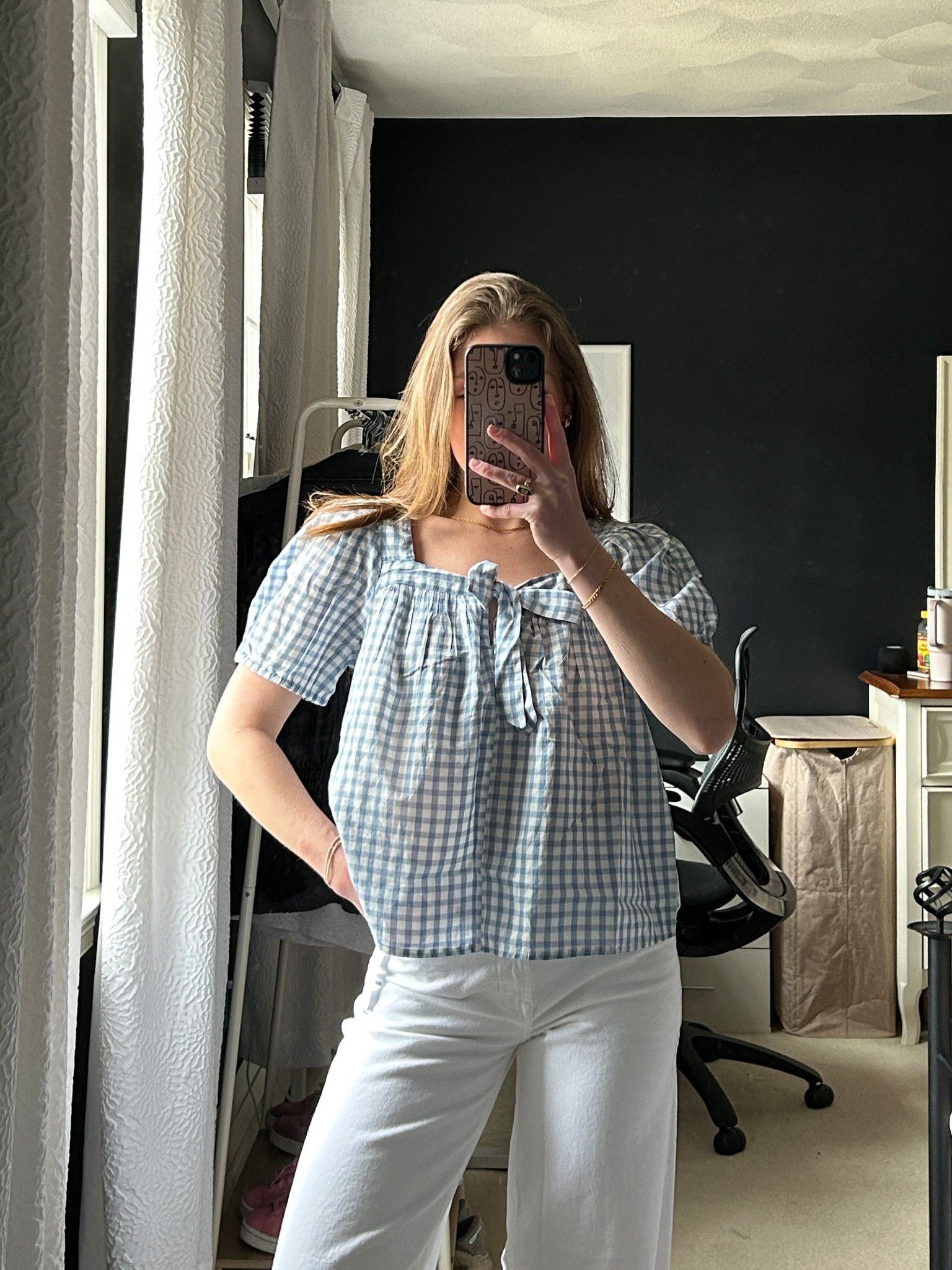 Gap top, Gap blouse, Gap style, gingham blouse, business casual, business casual outfit, lightweight blouse, spring blouse, spring outfit inspo, spring outfit ideas, spring outfit ootd

#LTKSeasonal #LTKootd #LTKSpringSale