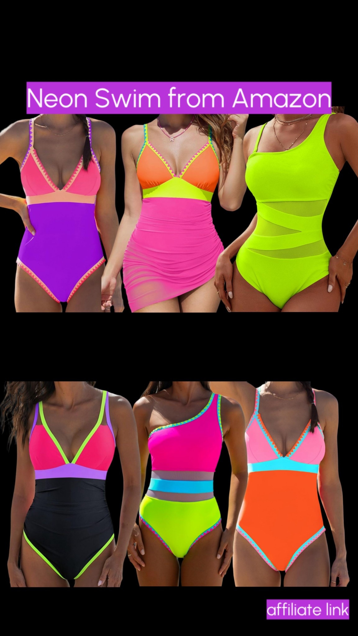 NEON SWIMWEAR FROM AMAZON ⚡️

summer, one piece swimsuit, swimsuits, family friendly swimsuit, beach vacation 

#LTKSwim #LTKStyleTip #LTKFindsUnder50