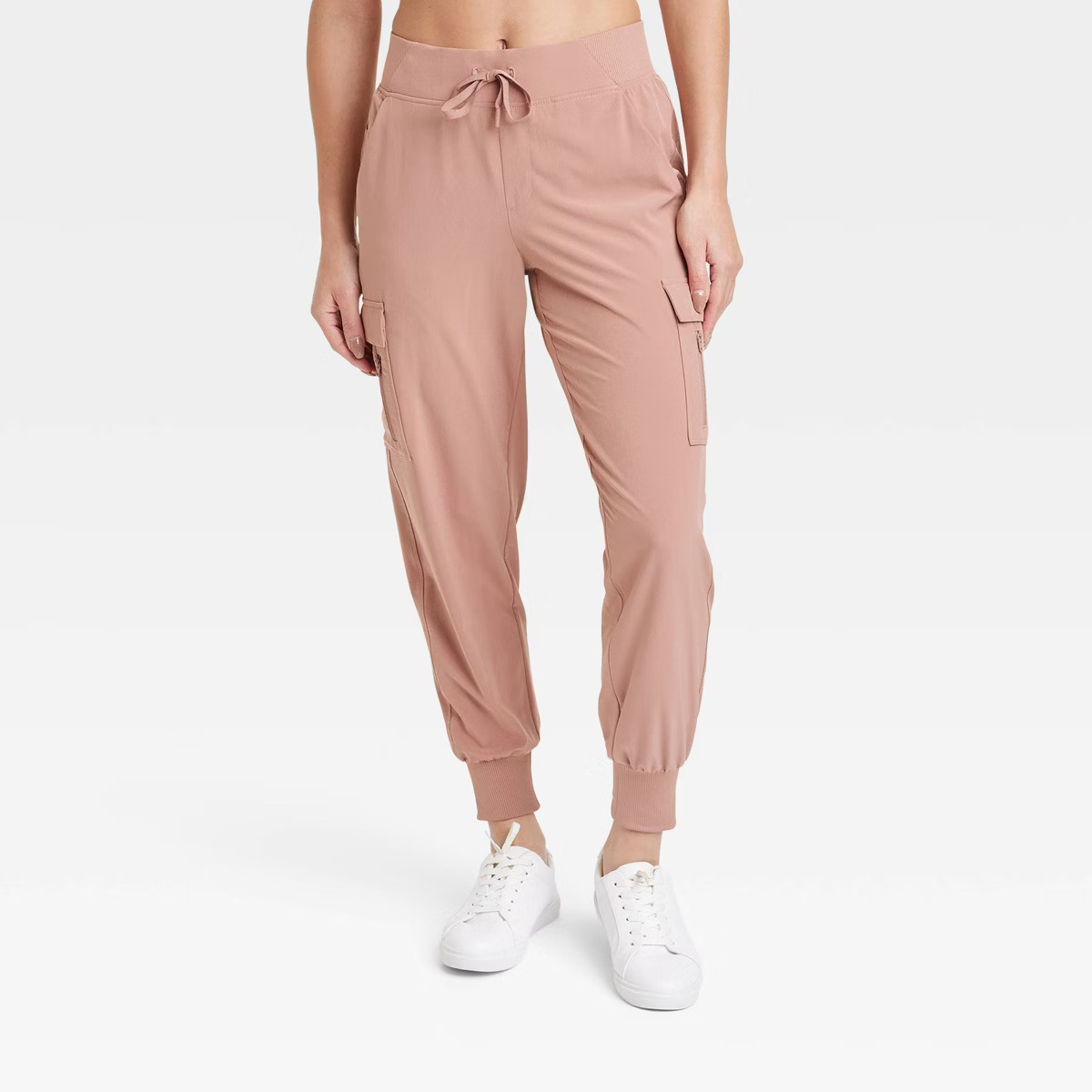 Women's Stretch Woven Tapered Cargo Pants - All in Motion™ | Target