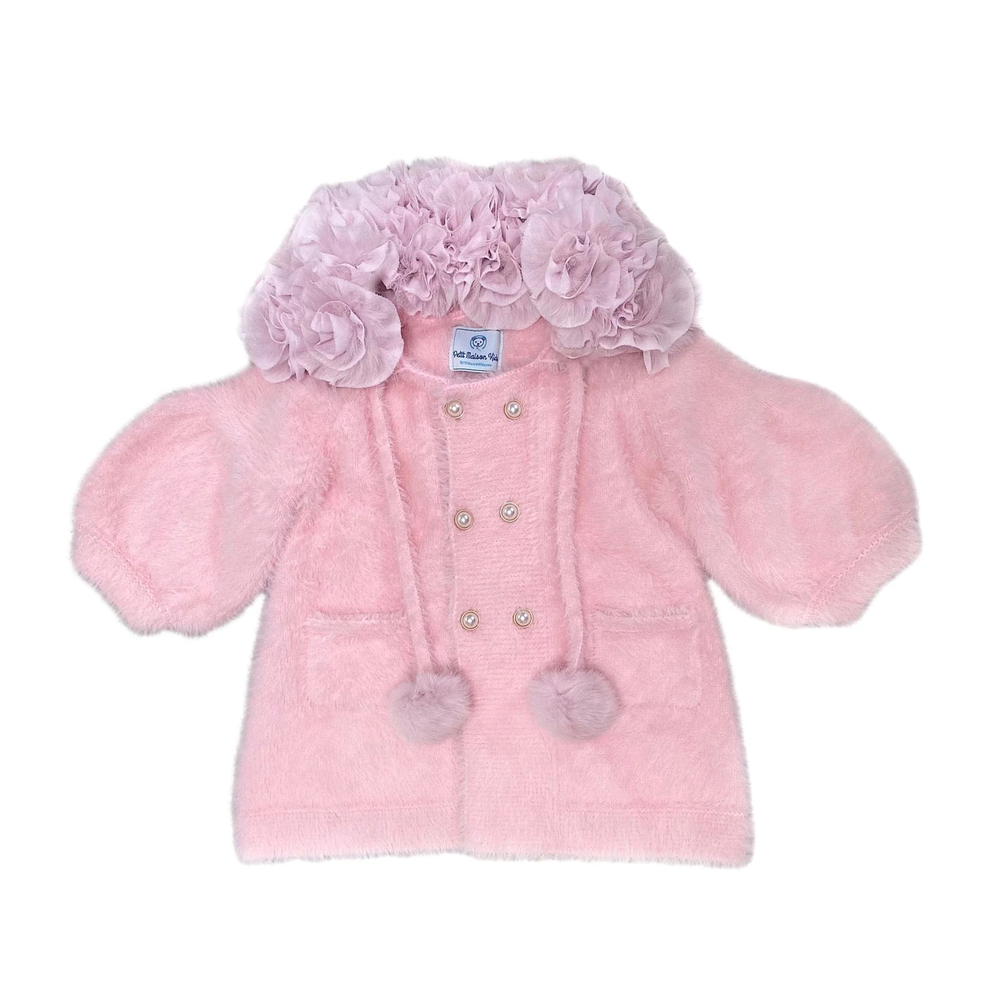 Milana Rose Sweater Coat | petite maison kids