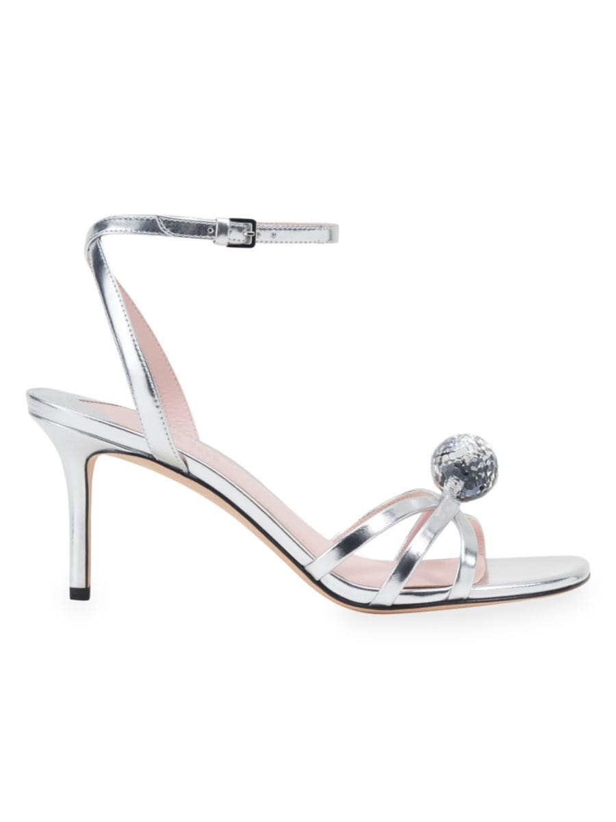 Let’s Dance 89MM Metallic Leather Heels | Saks Fifth Avenue
