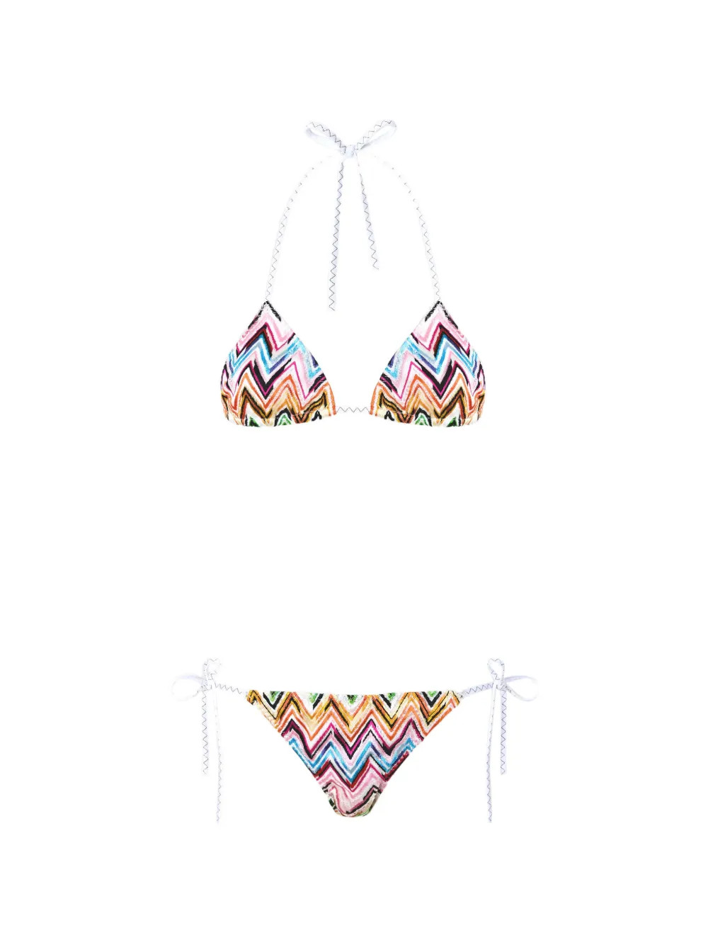 zigzag-pattern bikini set | Farfetch Global