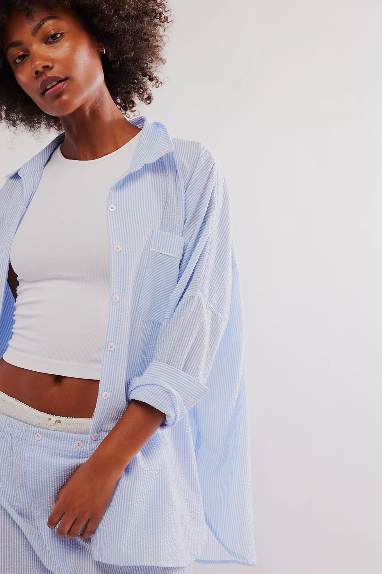 Cloud Nine Lounge Shirt | Free People (Global - UK&FR Excluded)