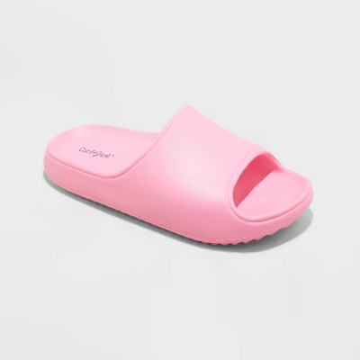 Kids' Wilder Slip-On Slide Sandals - Cat & Jack™ Pink 2 | Target