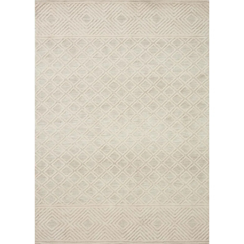 Neda Geometric Ivory/Natural Area Rug | Wayfair Professional