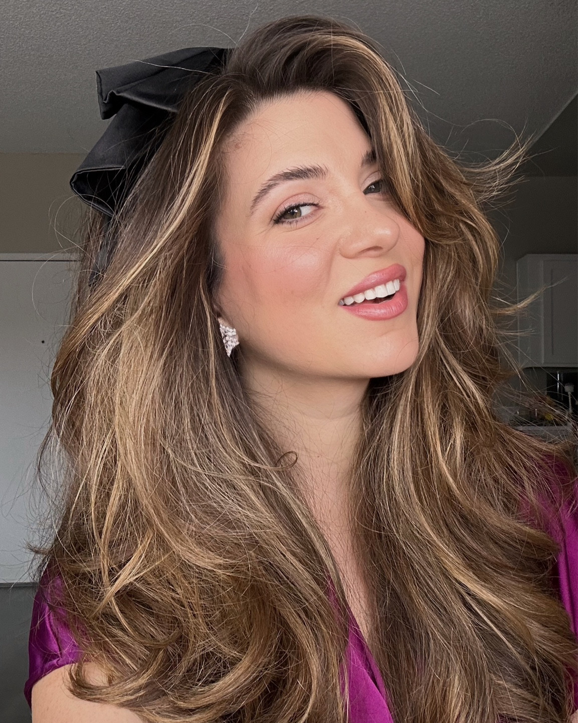 How to get this beauty look. Shared this hair tutorial in my LTK and reels.

Heat protectant, hair bow, blowout, Dyson, hair, beauty 

#LTKbeauty #LTKFind #LTKwedding