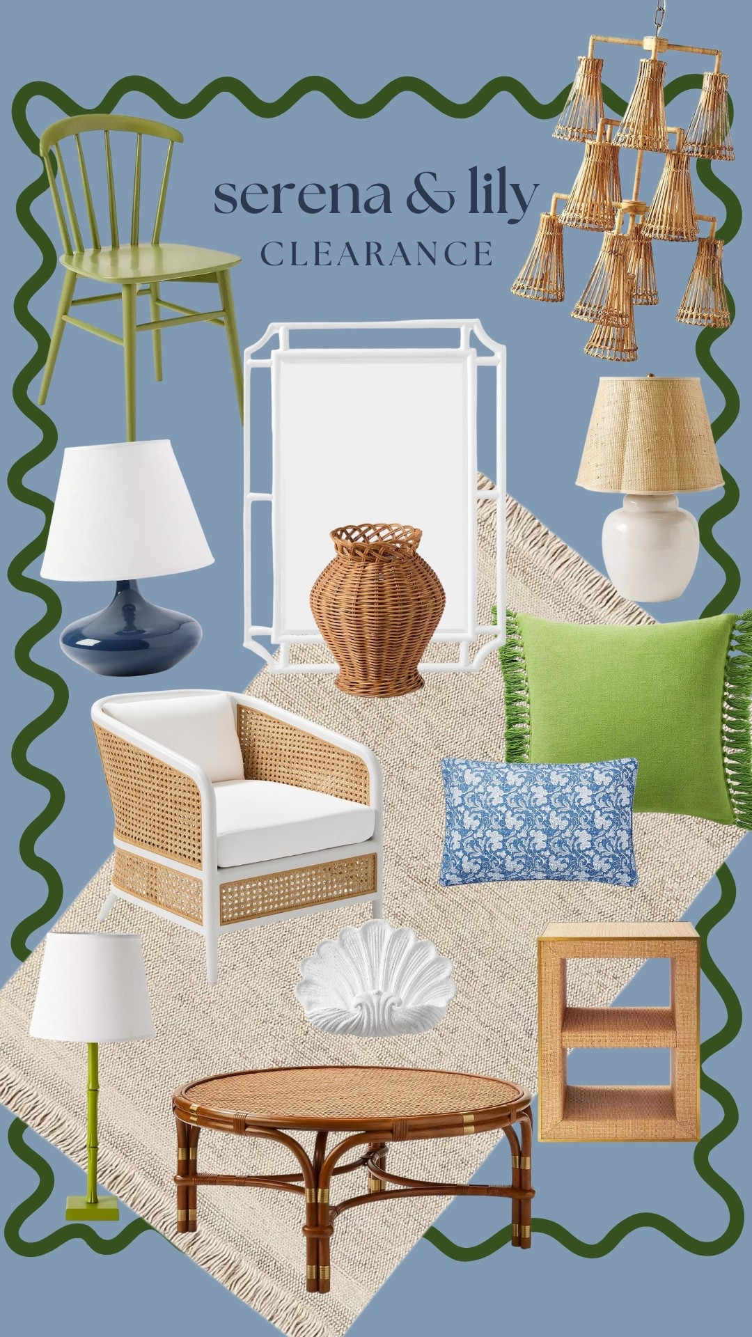 A little Serena & Lily goodness—on clearance 💚
Timeless textures, fresh color, and pieces that instantly elevate a space. I rounded up my favorites for you below ✨

#LTKHome #LTKSeasonal #LTKFindsUnder100