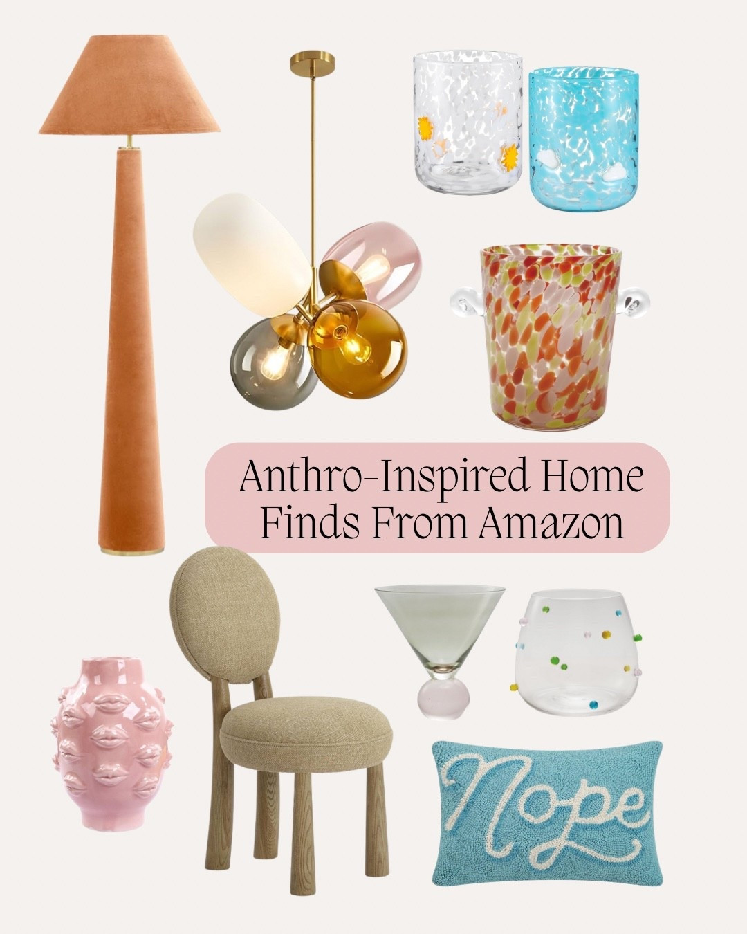 Loving these fun Anthro inspired home finds from Amazon ✨ 

#LTKHome