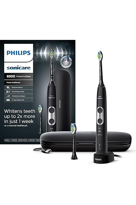 Philips Sonicare HX9690/05 ExpertClean 7500 Bluetooth Rechargeable Electric Power Toothbrush, Black | Amazon (US)