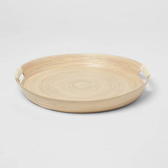 16" Bamboo Spun Serving Tray - Opalhouse™ | Target