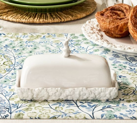 Floral Bunny Tray | Pottery Barn (US)